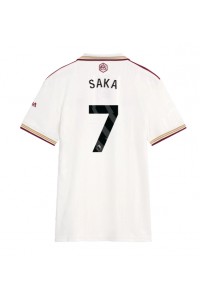Arsenal Bukayo Saka #7 Jalkapallovaatteet Naisten Kolmaspaita 2025-26 Lyhythihainen